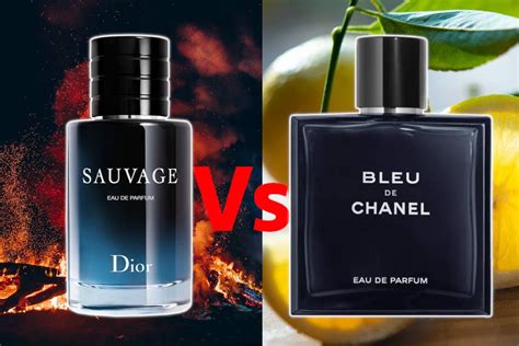 bleu de chanel vs sauvage dior|chanel vs dior sauvage.